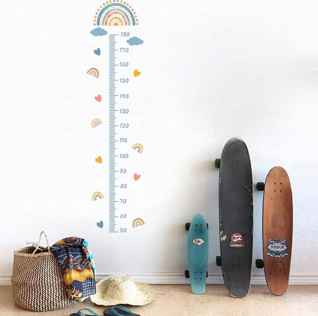 Groeimeter Sticker Regenboog